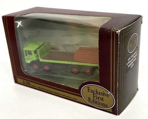 EFE 1/76 AEC Ergomatic 8 Wheeled Flatbed Woodcock + Bricks 23101 Model Truck - Picture 2 of 5