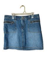 Vintage Union Bay Y2K Denim Mini Skirt Size 9