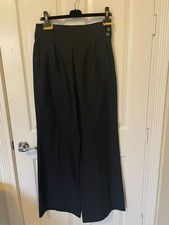 Carolina Herrera for Saks Fifth Ave Black Pants with Side Zip - Size 10