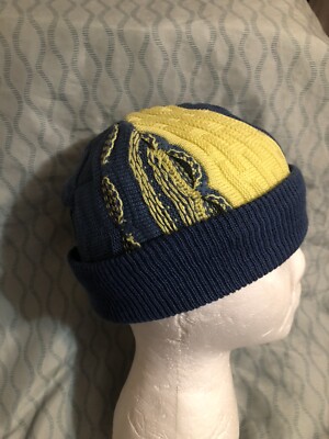 Bergati Hat New Old Stock Y2K Vintage Coogi Cosby Sweater Design Child s Sz Blue