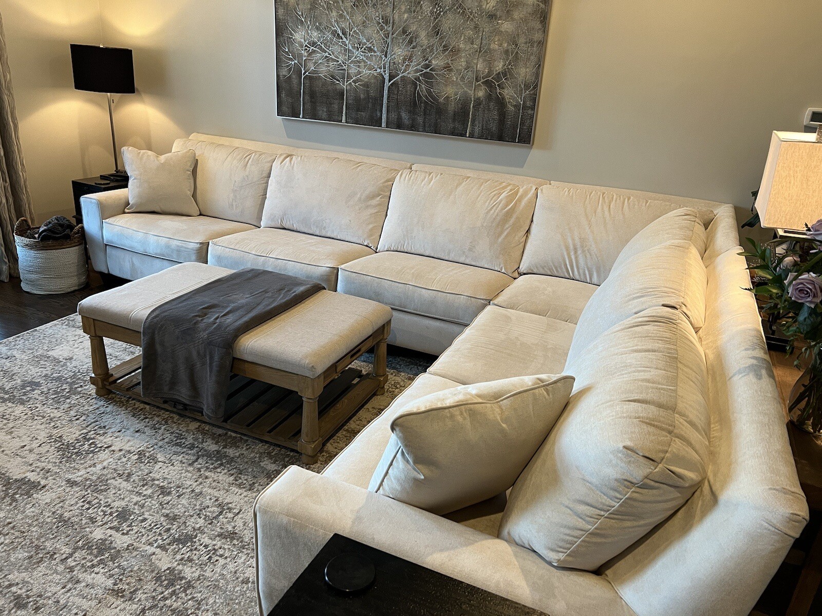 LaZBoy Edie Reclining Sectional Sofa eBay