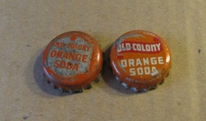 Soda pop bottle caps Lot of 25 OLD COLONY GRAPE cork lined unused new old stock
