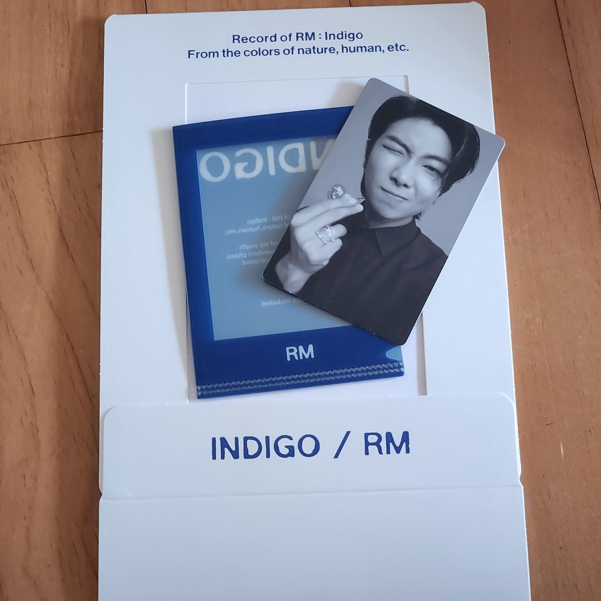INDIGO / RM フォトカードポスター BTS RM INDIGO Solo Album weverseshop preorder photocard