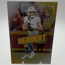 2024 Panini Luminance Gold Justin Herbert 22/299 #38 Chargers NFL Football 