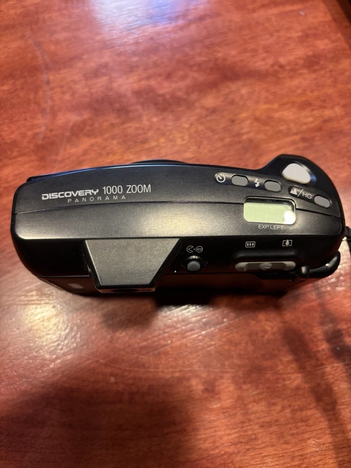 Película de disparo puntual de 35 mm panorámica FUJI Discovery 1000 35-80 mm usada no probada Foto 2 de 3