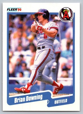 1990 Fleer #130b Brian Downing Near Mint or Better