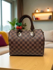 Crochet Handle Cover for LV SPEEDY, size25,30,35 Keepall, Alma, Louise Vuitton