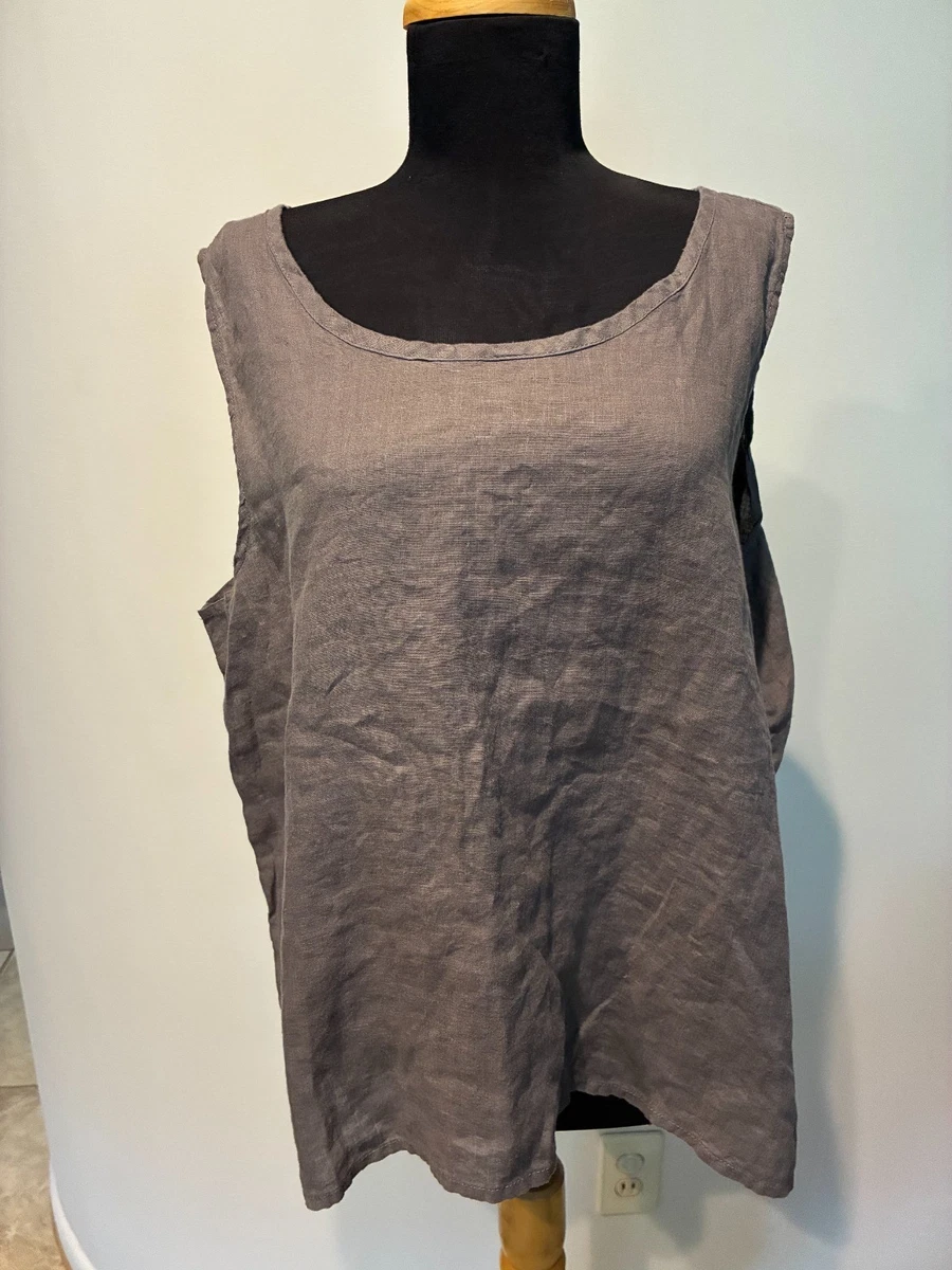 Linen Gray Tank Tops for Women for sale | eBay