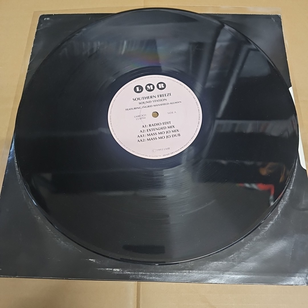 Sound Station Southern Freeze Lmr001 Little Man Records Vinyl 12" UK 1993