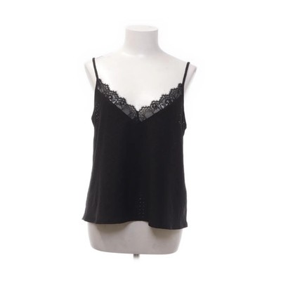 Zara, Tank­top, Größe: M, Schwarz, Elasthan/Polyester, Einfarbig, Damen #exW
