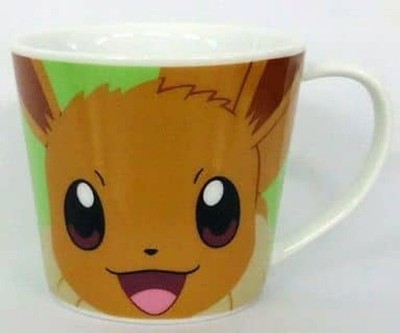 Pokemon Eevee Face Mug Cup Best Wishes Anime Ceramic