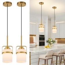Lampade a Sospensione Moderne in Ottone Cucina Isola Luce, Lampada a Sospensione Regolabile Fi...