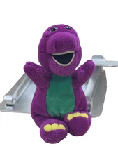 Vintage 1992 Lyons Group BARNEY The Purple Dinosaur Plush 9“  Toy Stuffed Animal