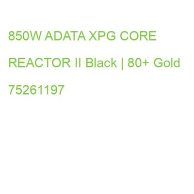 850W ADATA XPG CORE REACTOR II Black 80+ Gold 75261197 (4711085942388)