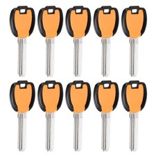 Chiave ,37,5mm Lunghezza 2 Slot Ottone Nuovo non Tagliato 10pz