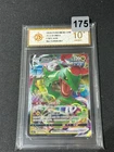 Pokémon TCG S-Chinese Sword & Shield Rayquaza VMAX CSFC 010 Holo Grade 10