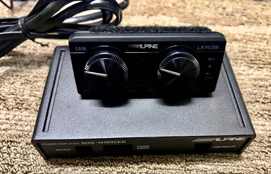 ALPINE SWE-1200 ウーファー ALPINE SWE-1200 Sub Woofer Max 150w with Accessories Operation