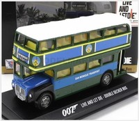 MOTOR-MAX 79846 Decker Diorama Bus 1960 007 James Bond Live And Let