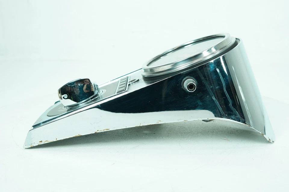 94 Harley Dyna FXDWG Wide Glide OEM Fuel Tank Dash Console Speedometer NOKey 15K - Image 3 of 4