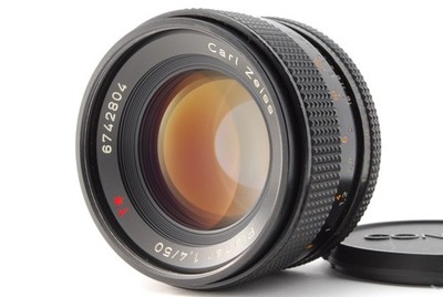 Contax Carl Zeiss Planar T* 50mm F1.4 AEJ Camera Lens From JAPAN[Near MINT]