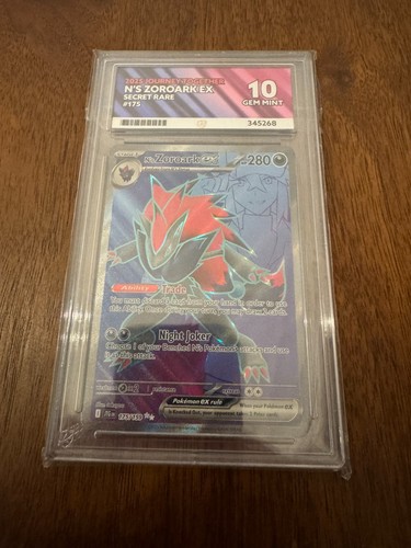N's Zoroark ex graded ACE 10 for sale on eBay