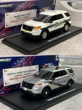 1:43 Green Light FORD POLICE INTERCEPTOR UTILITY Police Car in Stock