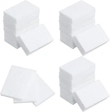50 Pack Unscented Aroma Pads, 1.2x0.9 White Aroma Oil Refill Pads Aromatherapy P