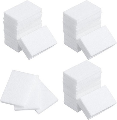 50 Pack Unscented Aroma Pads, 1.2x0.9'' White Aroma Oil Refill Pads Aromatherapy