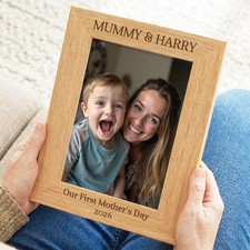 PERSONALISED First Mothers Day Gifts Mummy From Baby Son Daughter Photo Frame
