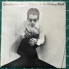 ELVIS COSTELLO ALISON �UK �VINTAGE �STIFF 1977 PS 45 NEAR MINT VINYL  & SLEEVE