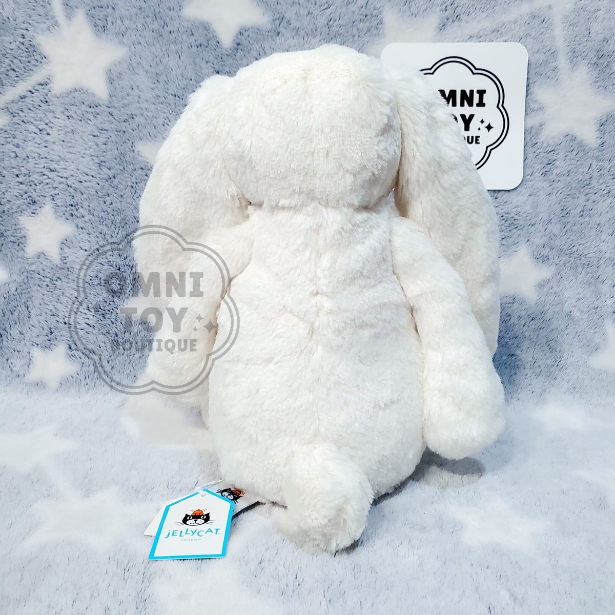 AUTHENTIC NEW Jellycat Bashful Twinkle Bunny MEDIUM White Cream