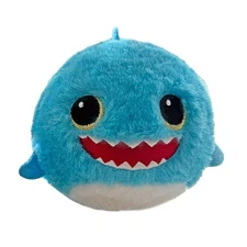 TY Beanie Bouncers - FINS the Blue Shark [3 inch] - New Bouncy Toy Ball