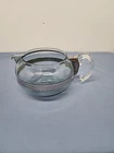 Vintage Pyrex 8336 Flameware Glass Teapot blue tint And Pyrex Lid 6213-c Bundle