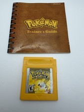 Gameboy Pokemon Pikachu Yellow Version Nintendo Authentic Tested with Manual