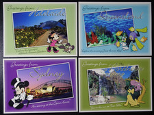CARTE POSTALE PRÉPAYÉE d' AUSTRALIE - DISNEY - SYNDEY, ADÉLAÏDE, QUEENSLAND ...