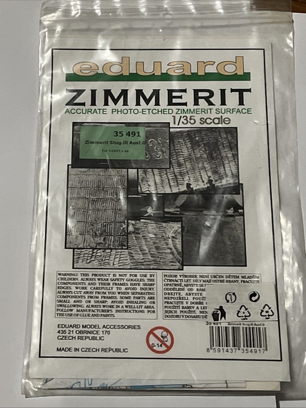 Eduard 35 491 Simmer it Drug.III Austin.G For Tamiya Kit