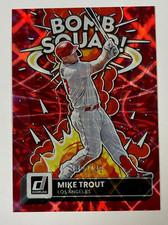 2022 Panini Donruss Mike Trout Red Bomb Squad SP #D /149 # BS-8