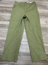 VTG 60  s Boy Scouts Of America Pants Mens Green Trousers Talon 32x28 Altered
