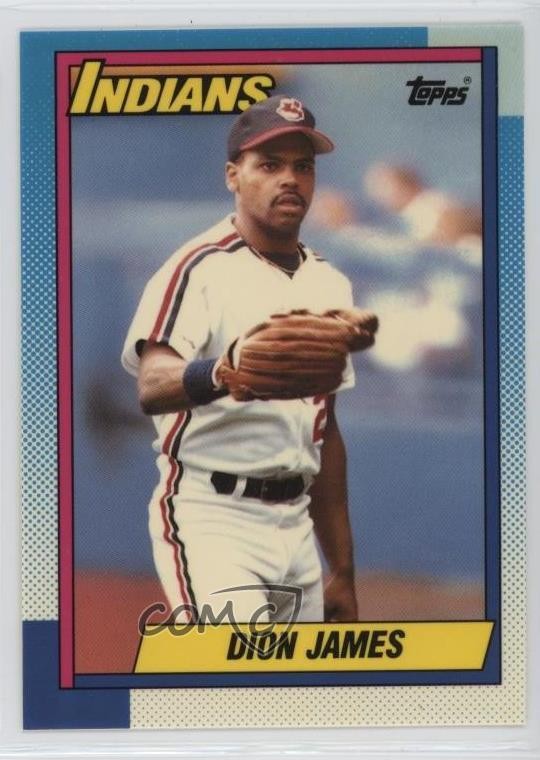 1990 Topps Box Set Collector's Edition (Tiffany) Dion James #319 0y59