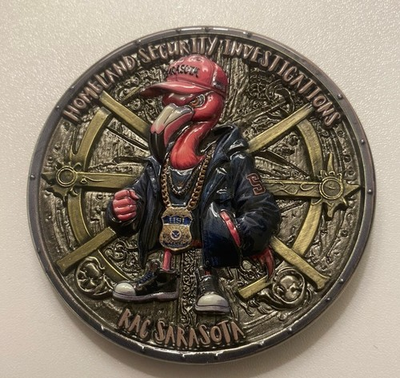 #ad North Port Sarasota Gulf Coast HIDTA Police Florida FDLE FL Challenge Coin $100.00