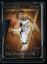 2024-25 Panini Silhouette #6 Giannis Antetokounmpo Game 7 #/99 Bucks Die cut