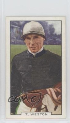 1936 Gallaher Famous Jockeys Tobacco Thomas Weston Tommy Weston #16