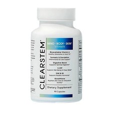 90ct Clearstem Mind Body Skin Supplement Hormone Liver Detox Stress