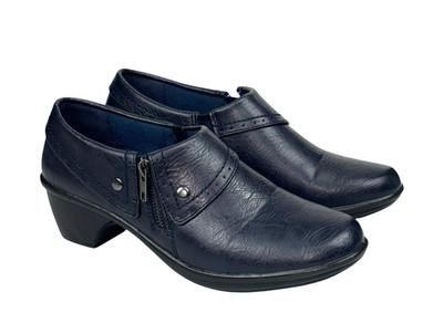 Easy Street Comfort Wave Darcy Blue Side Zip Bootie Women's Size 10M