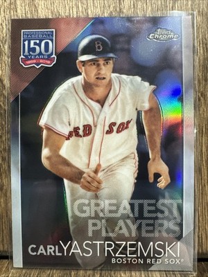 2019 Topps Chrome Update Carl Yastrzemski 150 Years Greatest Players #150C-5