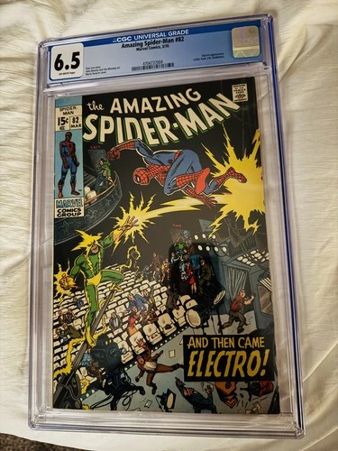 Marvel Comics AMAZING SPIDER-MAN #82 CGC 6.5 Electro! ⚡️