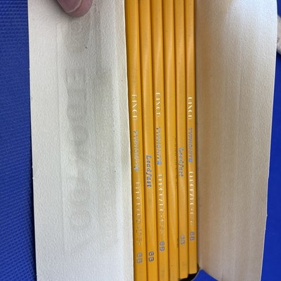 VINTAGE UNUSED DIXON ELDORADO TYPHONITE LEAD DRAWING PENCILS 6b