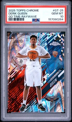 2025 Topps Chrome Derik Queen Base (PSA 10)