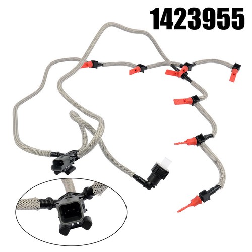 Leak Off Pipe Fuel Pipes 1423955 Black Fuel Injector Plastic Replacement - Picture 10 of 12
