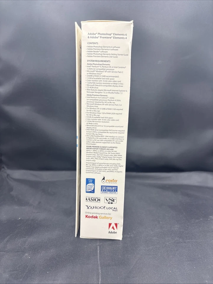 ADOBE Photoshop Elements 6 & Adobe Premiere Elements 4. Brand New In Box - Image 4 of 4